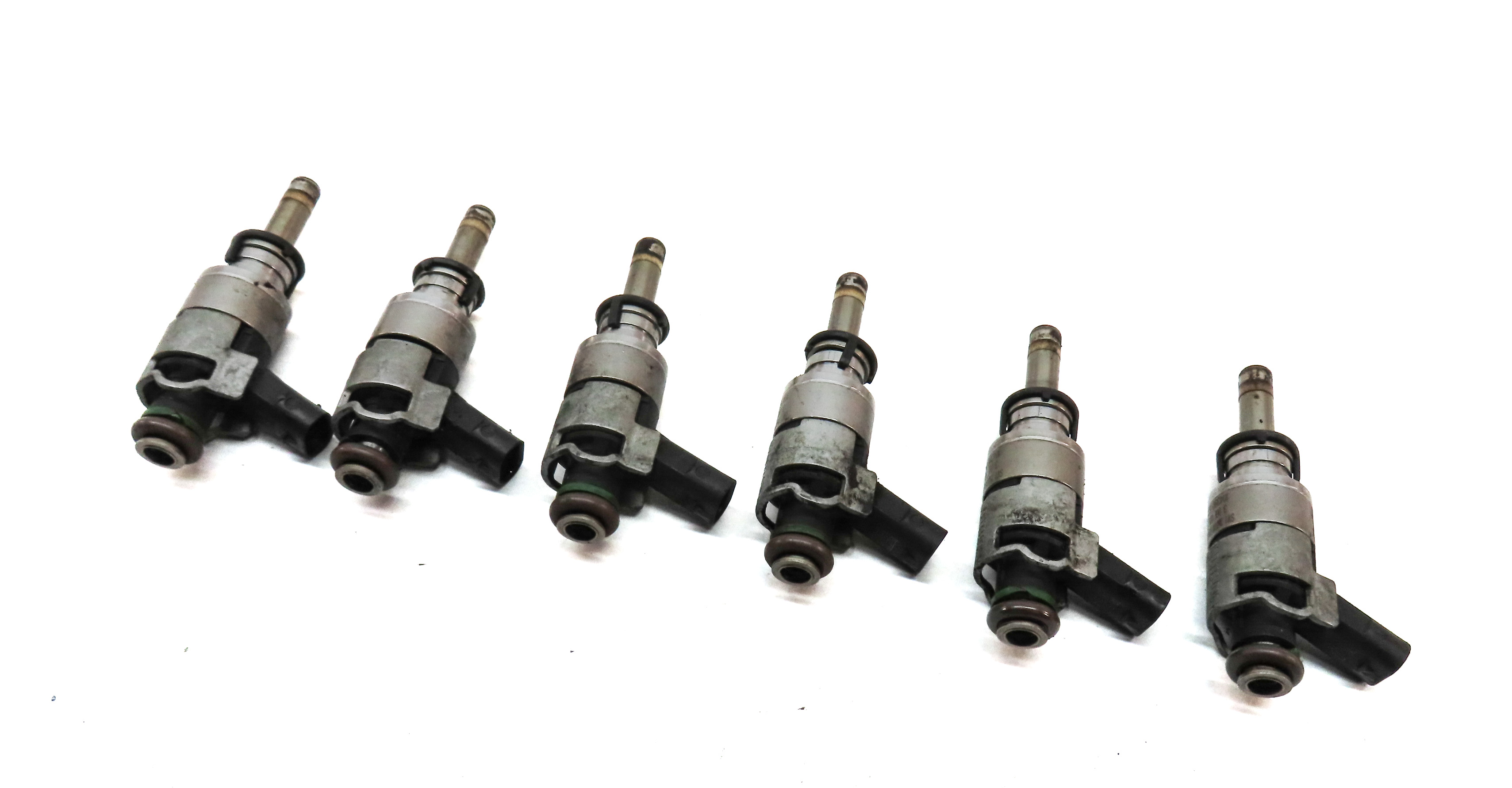 2011-2015 AUDI A6 A7 A8 Q5 Q7 S4 S5 (C7 D4 4L B8 8R 8T) 3.0L FUEL INJECTOR SET — exact item pictured